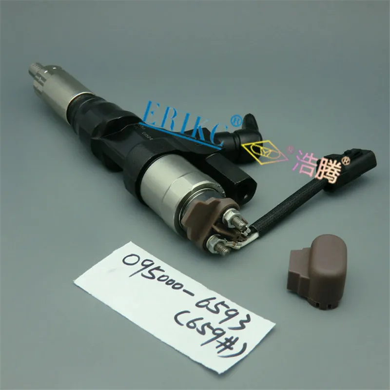 

ERIKC 6592 Common Rail Auto Spare Parts Injection Assy 095000-6592 Auto Engine Injector Unit 0950006592 For Hino J08E Kobelco