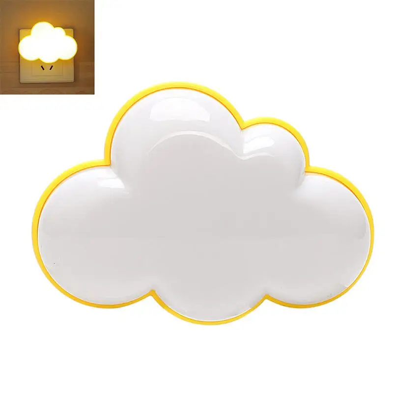 

Cute Cloud Sensor LED Night Light Plug-in Wall Night Lamp Kids Rechargeable Night Light Socket Night Lamp Bedroom Bedside Lamp