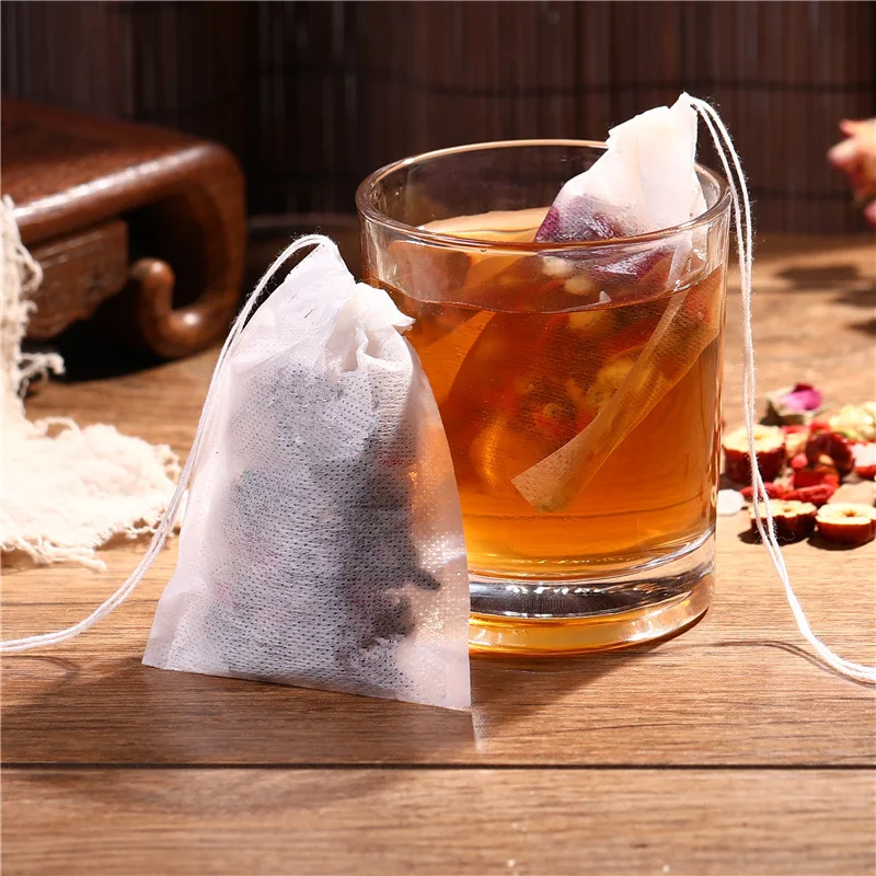 Чайные пакетики многоразовый фильтр Нетканая ванна для ног приправа Tisanes суп