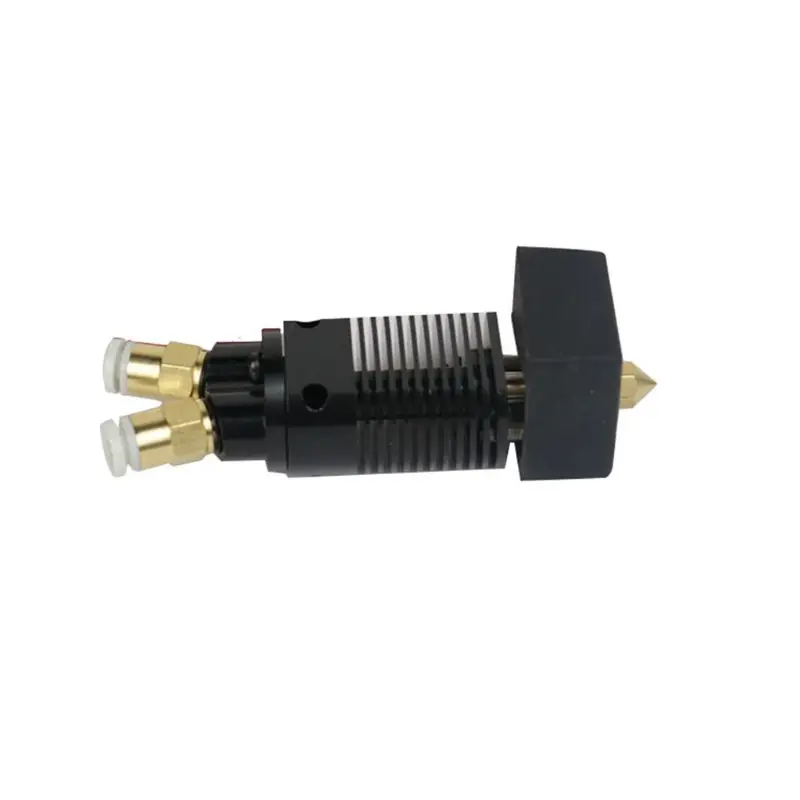 Профессиональный Прочный двухцветный экструдер 2 в 1 с выходом 12/24 комплект сопла