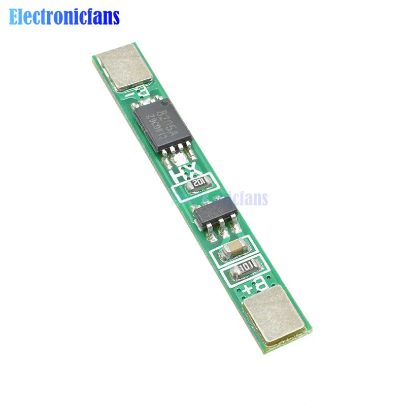 5 шт. защитная полимерная плата для литиевых батарей 1S 3 7 В 2 5a BMS PCM PCB модуль защиты