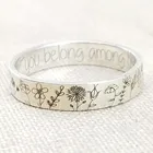 Простой винтажный резной цветочный лист кольцо для женщин и мужчин богемный ручной работы цветочный узор полевые цветы растение кольцо подарок для матери