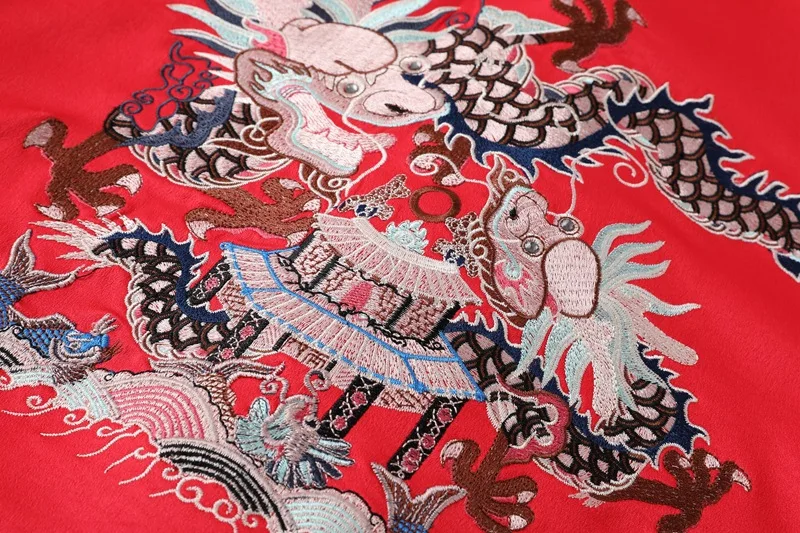 Китайская традиционная одежда Топ Рубашки Вышивка куртки для женщин|women cheongsam|coat