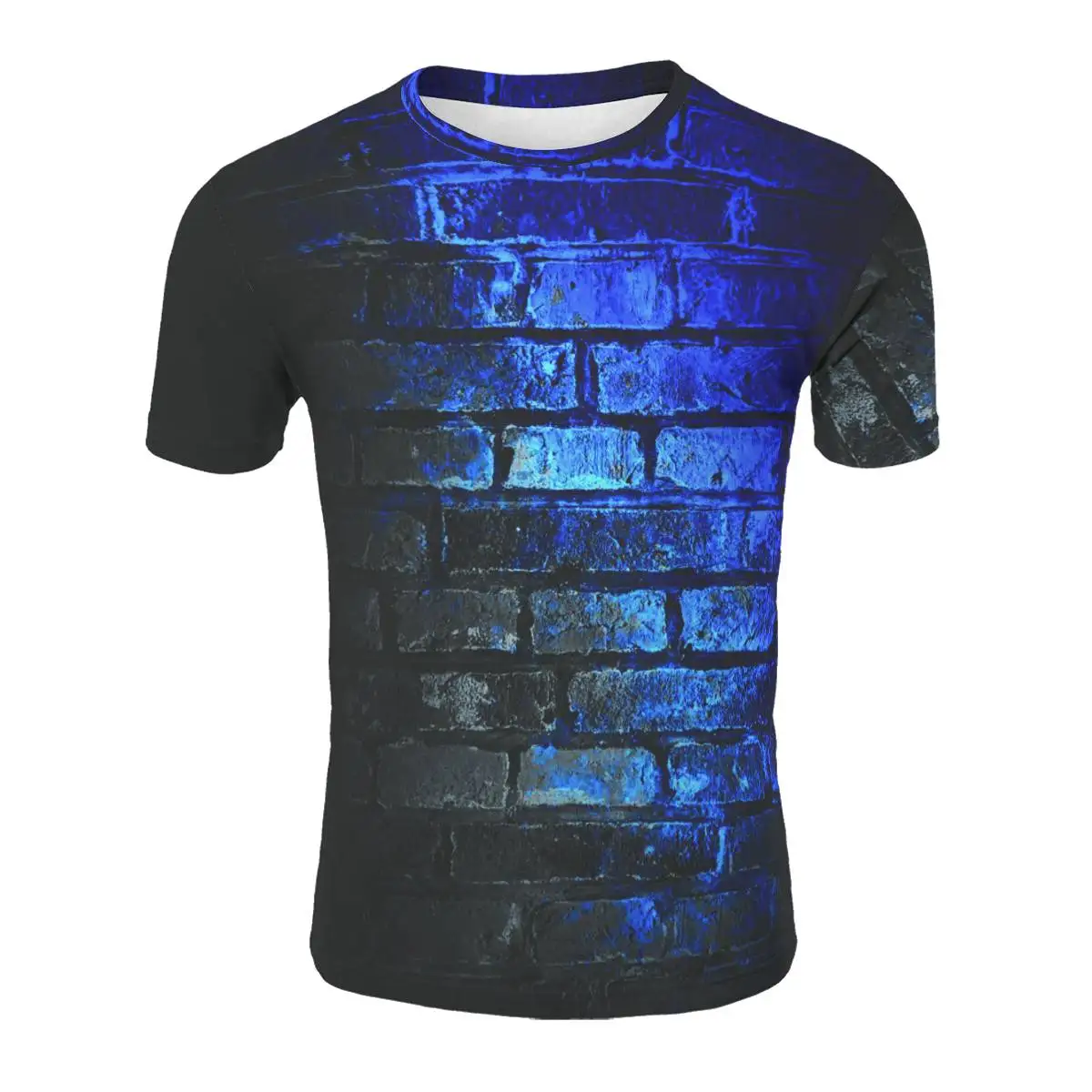 

2021 Four Seasons New Hot Selling Creative 3D Printing Top Short Sleeve Hot Graphics Simple And Street hip hop style T-Shirt