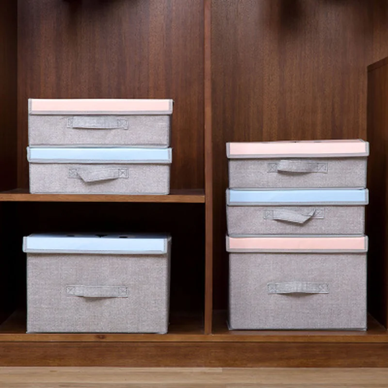 Ящик для хранения одежды ткань складная Одежда мультяшная домашняя игрушка