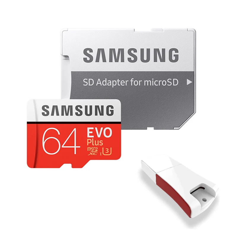 MB-MC64G-KT5-CA1001 Карта памяти SAMSUNG EVO 32 64 128 Гб Micro SD 128 ГБ 32 ГБ 64 Гб 256 ГБ 512 Гб Micro SD карта SD/TF флэш-карта microSD carte для телефона - Емкость: MB-MC64G-KT5-CA1001