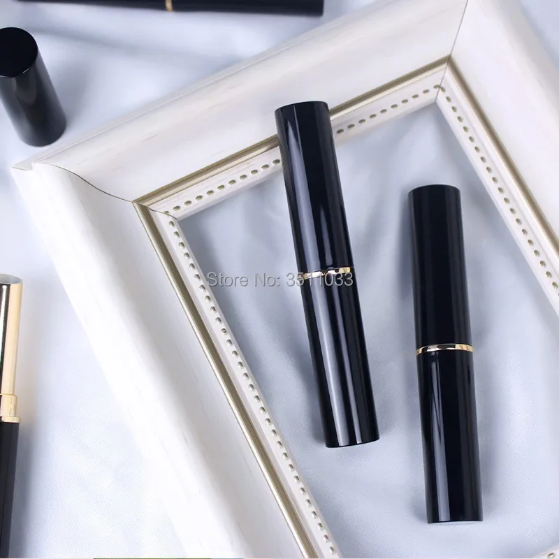 7 1 мм бальзам для губ тюбик мини черная косая тонкая косметическая упаковка