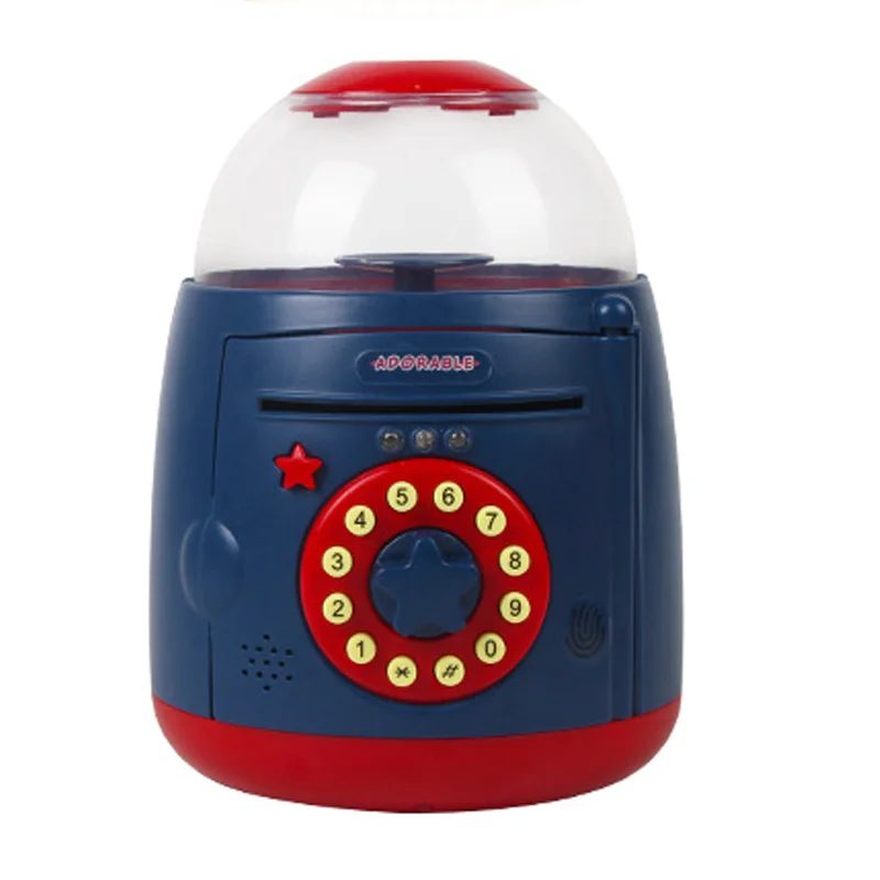 копилка для монет Электронная коробка мультфильм большая ATM экономии банка