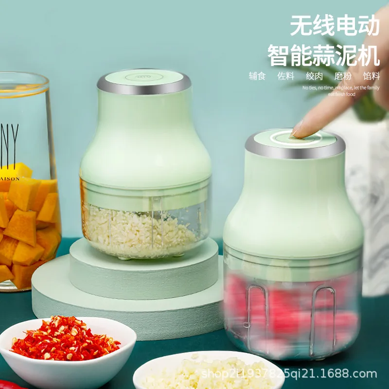 

Household Electric Garlic Masher Garlic Mashed Mini Food Supplement Machine Garlic Press Hand Held Press Mortar And Pestle