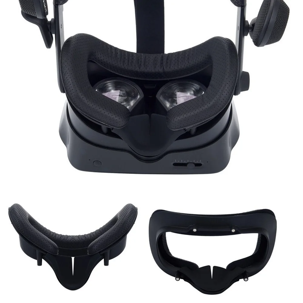 Applicable to Valve Index accessories wide face mask magnetic leather breathable sponge eye mask with shading nose pad