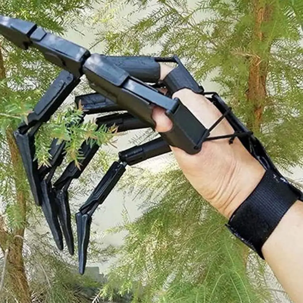 

Halloween Costume Props Adult Toys Skeleton Fingers Gloves Flexible Joints For Hand Use Horror Decor Cosplay Party Supplies