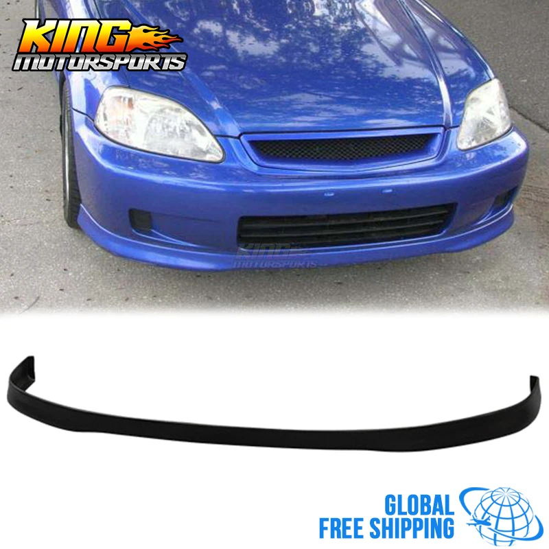 Подходит для 99 00 HONDA CIVIC EK OEM SI передний бампер спойлер BODYKIT уретан Global БЕСПЛАТНАЯ