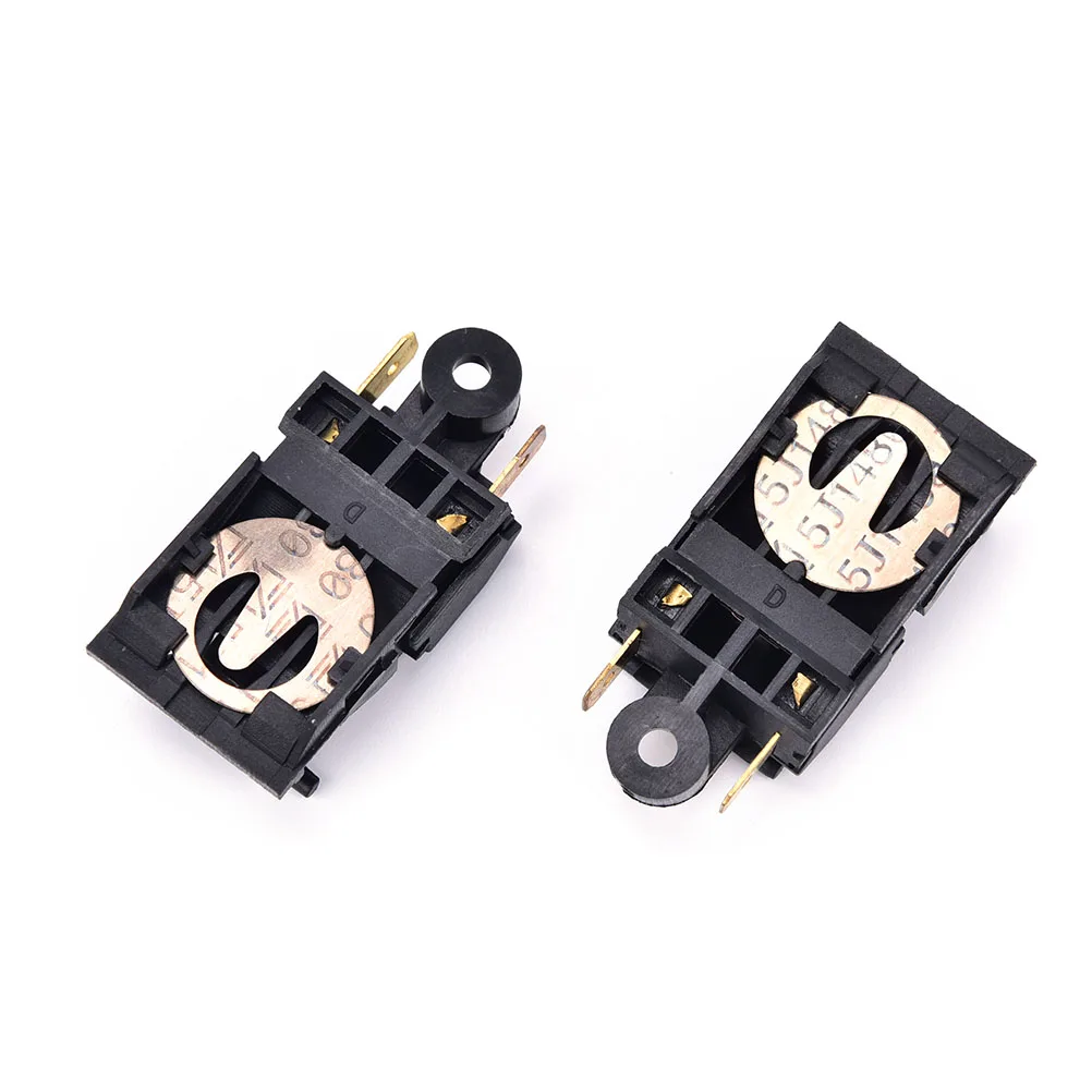 

High Quality 2PCS Black 13A Switch Electric Kettle Thermostat Switch Steam Medium Kitchen Parts Accessories