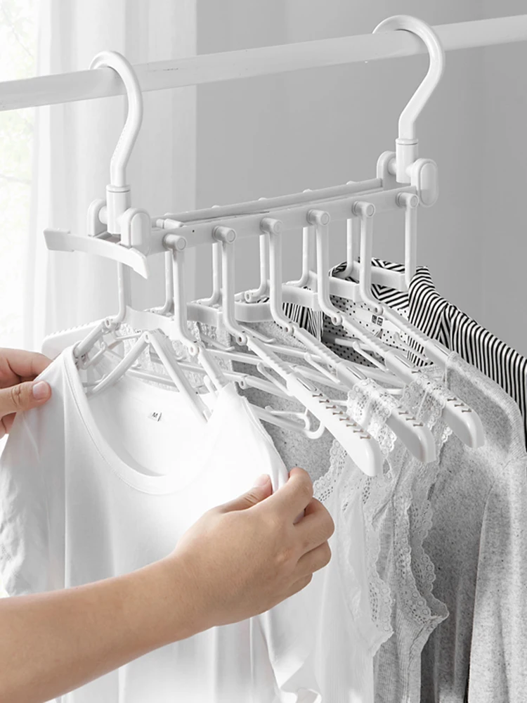 Волшебная многофункциональная вешалка складной многоуровневый шкаф для дома в