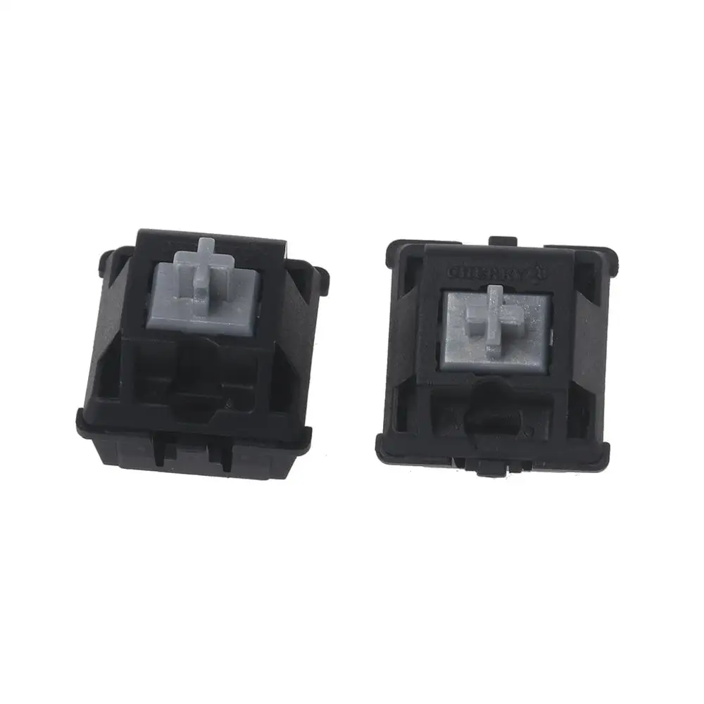 2 шт. оригинальный переключатель Cherry MX Серебряный 3 Pin для механической клавиатуры