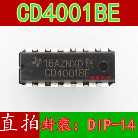 

10 шт. CD4001 CD4001BE DIP-14 CD4001BD