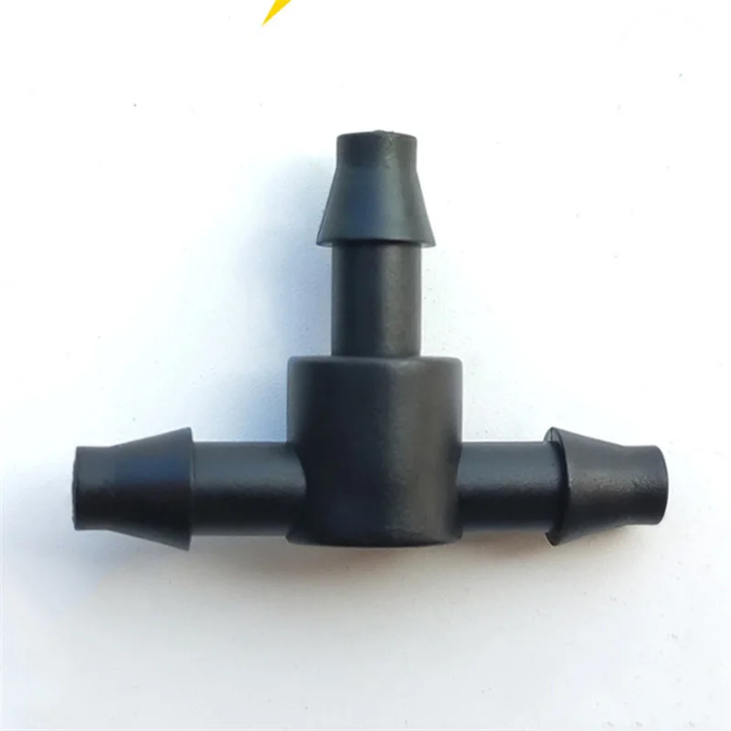 Пластиковый тройник для полива растений 1/4 дюйма 50 шт.|Соединители садового