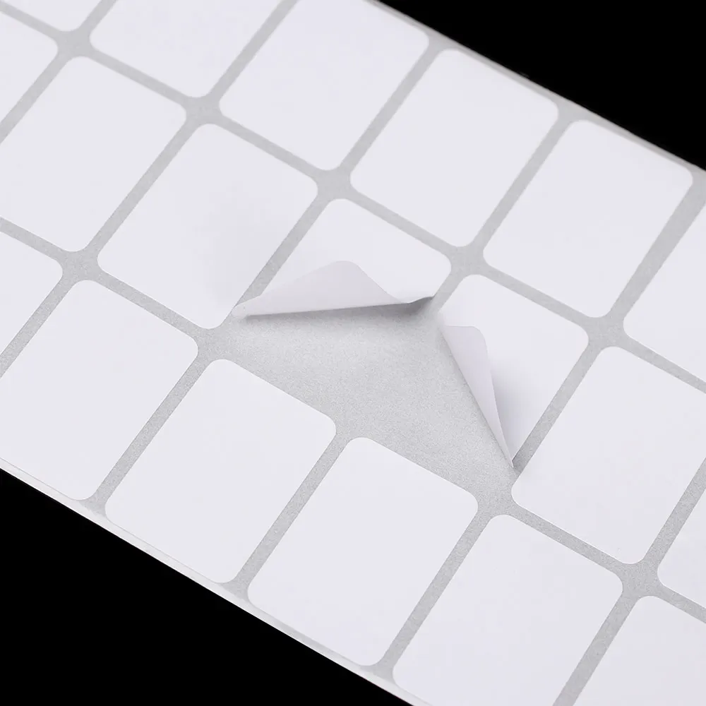 

5 size Copperplate Label Adhesive Product Barcode Sticker Paper Supermarket Price Blank Label Waterproof Print Supplies