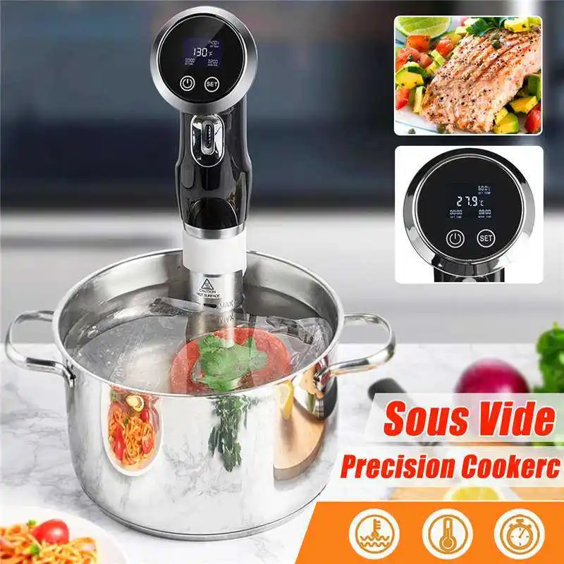 

1500W Vacuum Slow Sous Vide Cooker 15L Immersion Circulator Machine LCD Digital Timer Stainless Steel EU/US Plug for Home Cooker