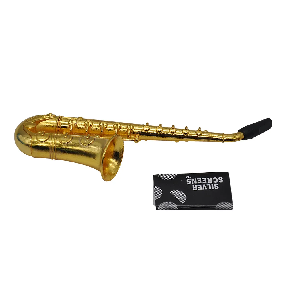Большая Sax металлическая трубка 130 мм портативная с Металлическим экраном
