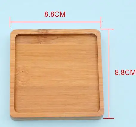 C Креативные DIY мозаичные материалы натуральные круглые бамбуковые деревянные подставки аксессуары ручной работы коврик для напитков домашний стол чайная подставка для кофейной чашки - Цвет: C
