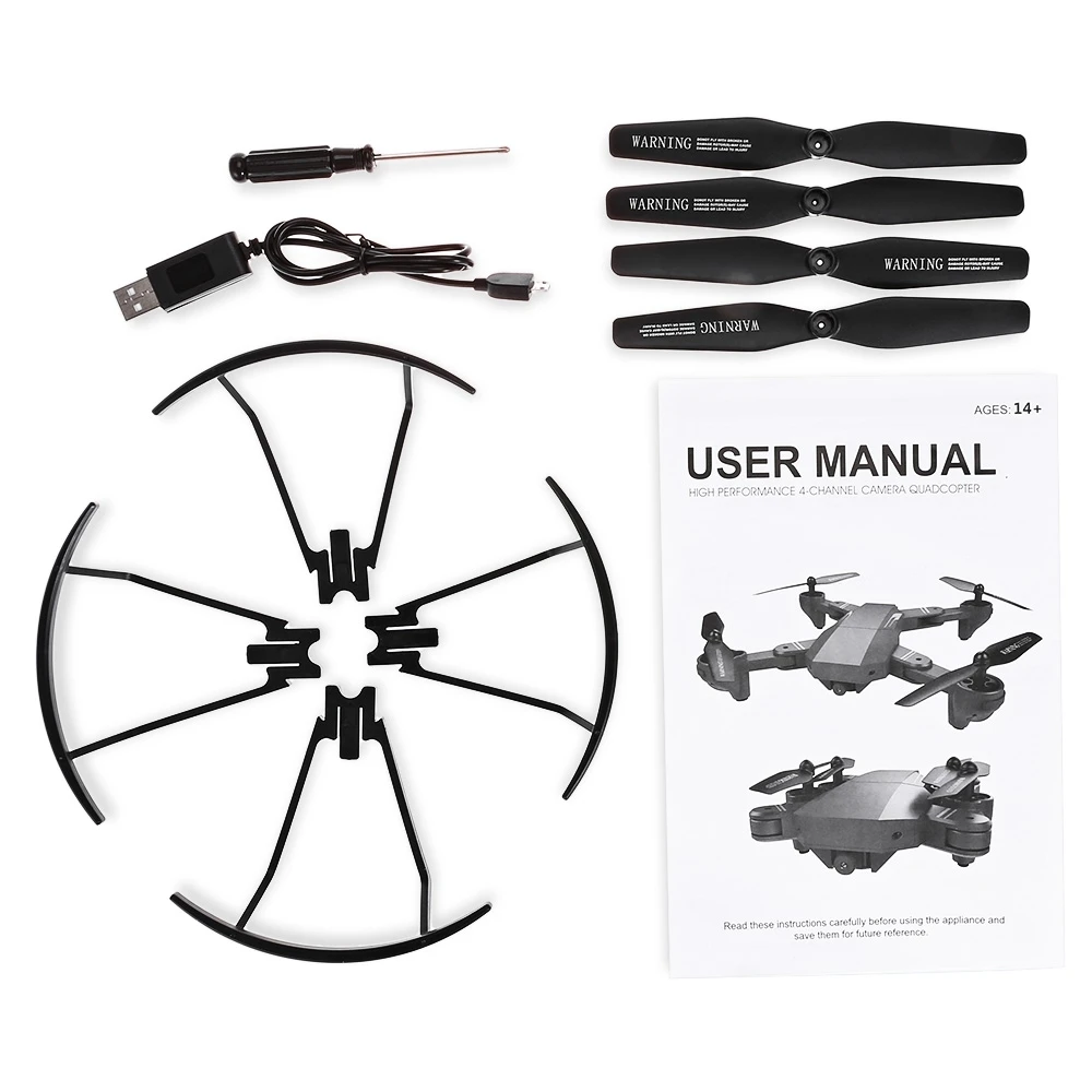VISUO XS809HW XS809W WIFI FPV складной Квадрокоптер с камерой 2MP 0.3MP 6-осевой Радиоуправляемый