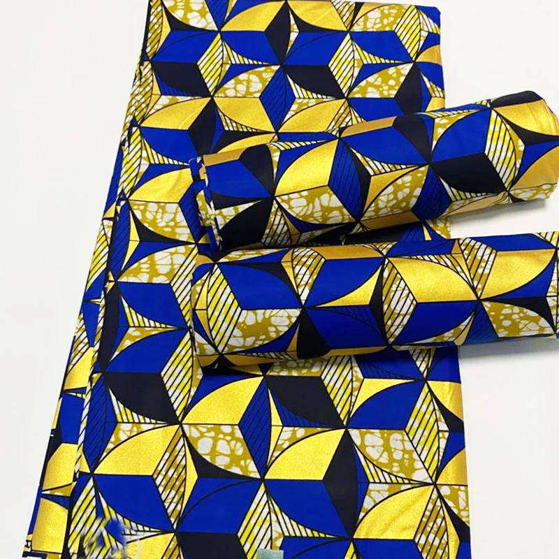 

ankara fabric wax african fabric 100% Cotton high quality african wax prints fabric 2019 soft Wax fabric 6yard for dress 002