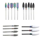 Вольфрамовая фреза 15 типов керамический, твердосплавный для электрической дрели для маникюра, подходит для всех маникюрных фрез