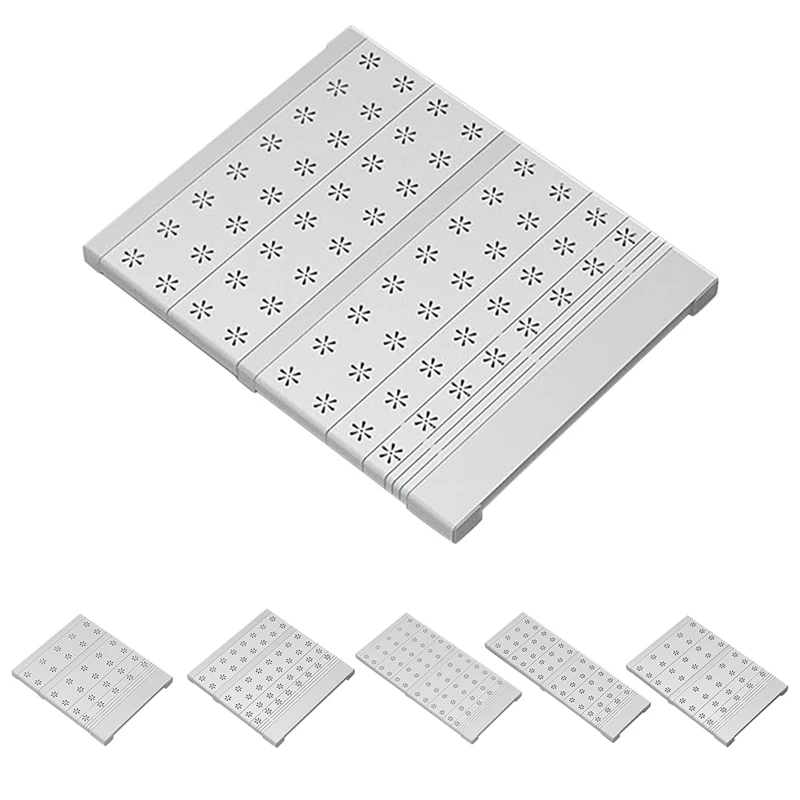 

Adjustable Closet Organizer Retractable Cabinet Holder Storage Rack Floating Space Saving Shelves For Wall