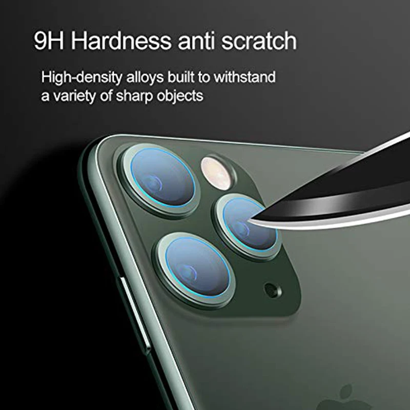 Защитное стекло 9D для экрана iPhone 7 8 6 6S Plus X XR XS камеры закаленное 11 Pro Max | Мобильные