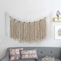 hand woven banner wall hanging tassel tapestry macrame boho simple nordic style living room baby bedroom home decoration