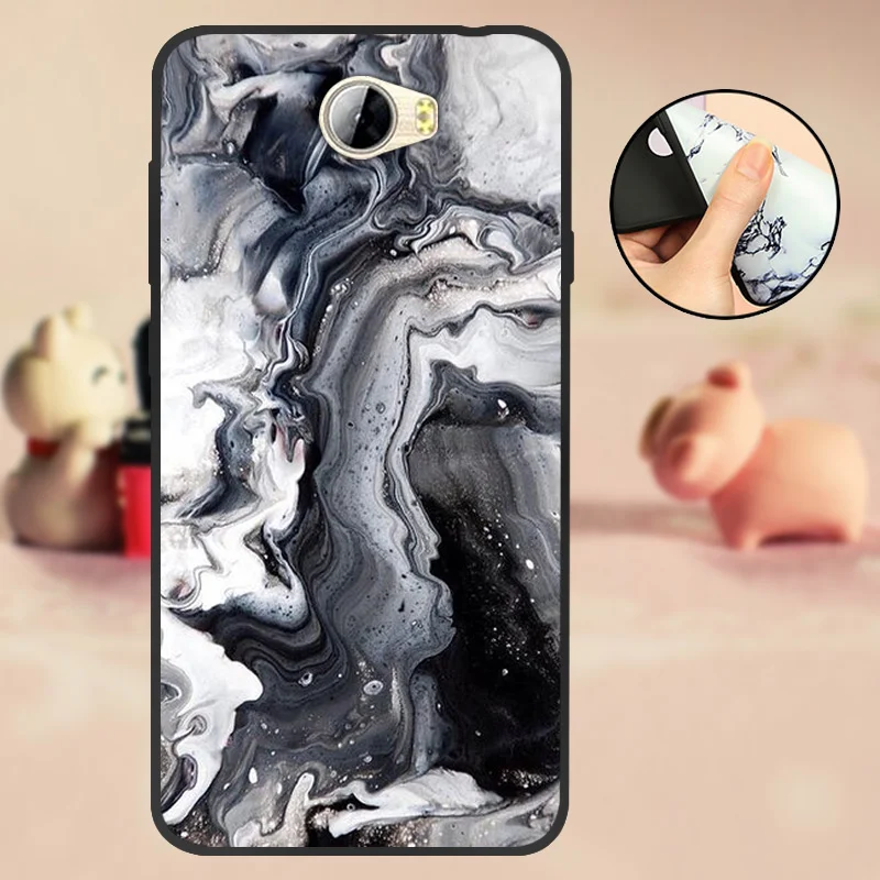 T717 Для huawei Y5 II чехол для huawei Y5 2 Y5II CUN-L21 CUN-U29 задняя крышка Y6 II Компактный Мягкий ТПУ силиконовый чехол для Honor 5A LYO-L21 черный - Цвет: T717