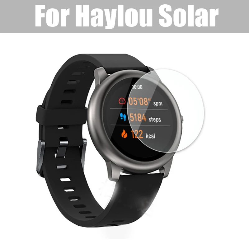for haylou solar smartwatch charger tempered glass film cover screen protector films for xiaomi haylou solar ls05 smart watch free global shipping