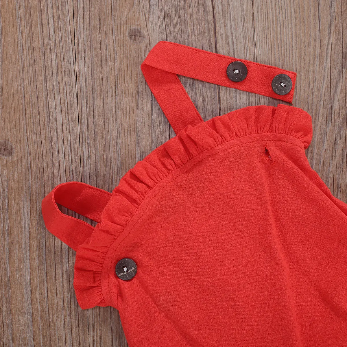 Дышащие летние Детские подвески комбинезон милый стиль однотонный без рукавов