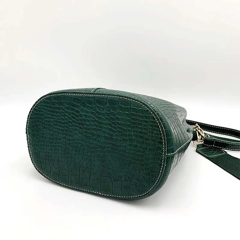 

2021 New Design Large Capacity Handbag Leather Women's Shoulder Bag Crossbody Women Bucket Bag