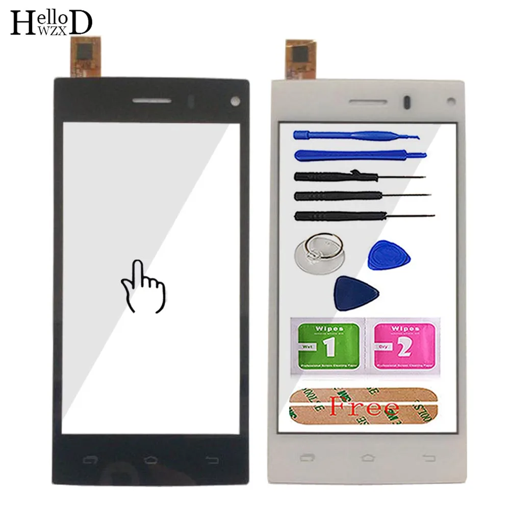 

4.5'' Mobile Touch Screen For Vertex Impress Envy Touch Screen Digitizer TouchScreen Front Glass Sensor Lens Panel Tools