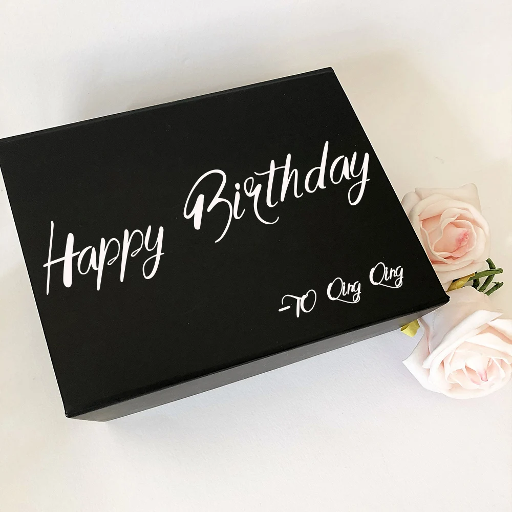 Персонализированные наклейки на день рождения виниловые стену декор для дня