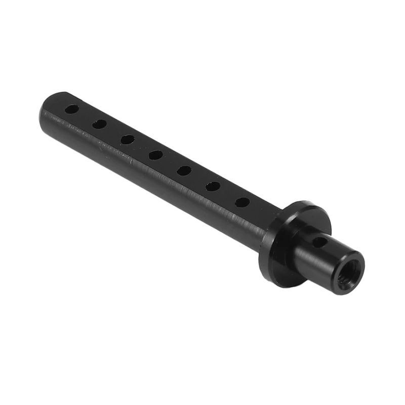 

5 Pcs RC Car Part: 4 Pcs Car Aluminum Alloy Metal Shell Column Black & 1 Pcs Climbing Car Chassis Front Protection