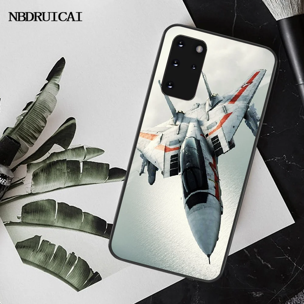 NBDRUICAI боевой военный самолет ТПУ Мягкий силиконовый чехол для телефона Samsung S20 plus