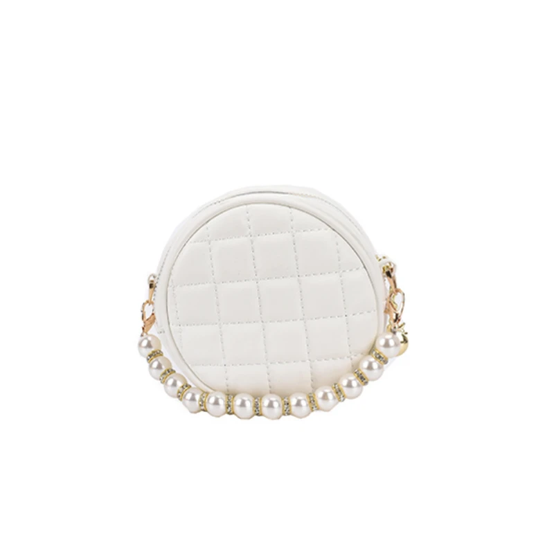 

Women Lattice Luxury Crossbody Bag For Handbags Women Bags Designer Leather Round Small Shoulder Bag Female Zip Purse