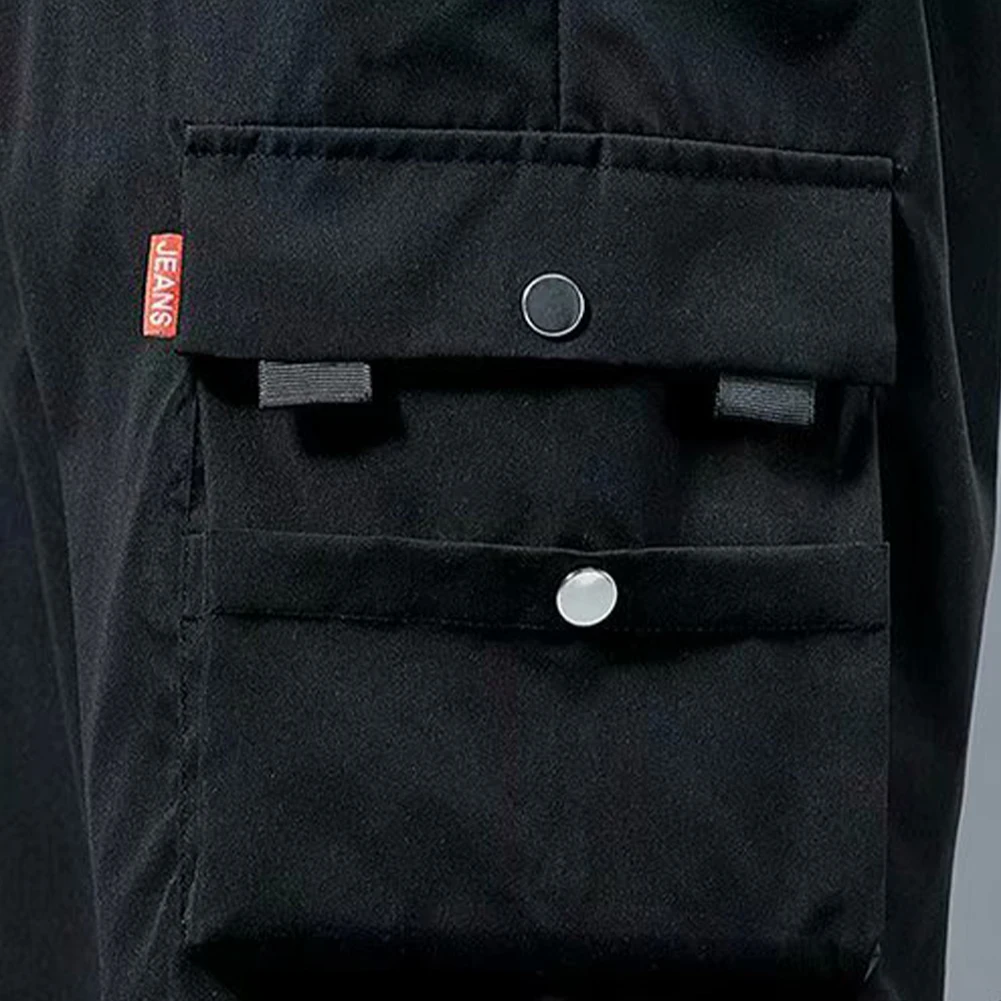 

Men's cargo shorts multi-pocket cargo pants with rope sports five-point pants beach pants Overalls Shorts Summer casual shorts