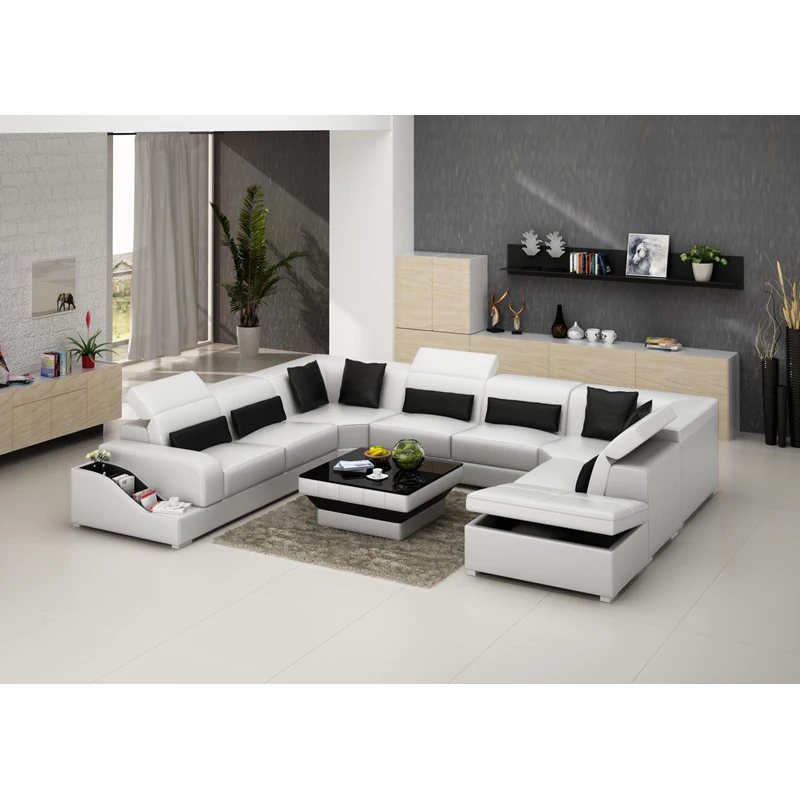 Гостиная диван набор мебель кровать muebles de sala в форме буквы L массаж Настоящая