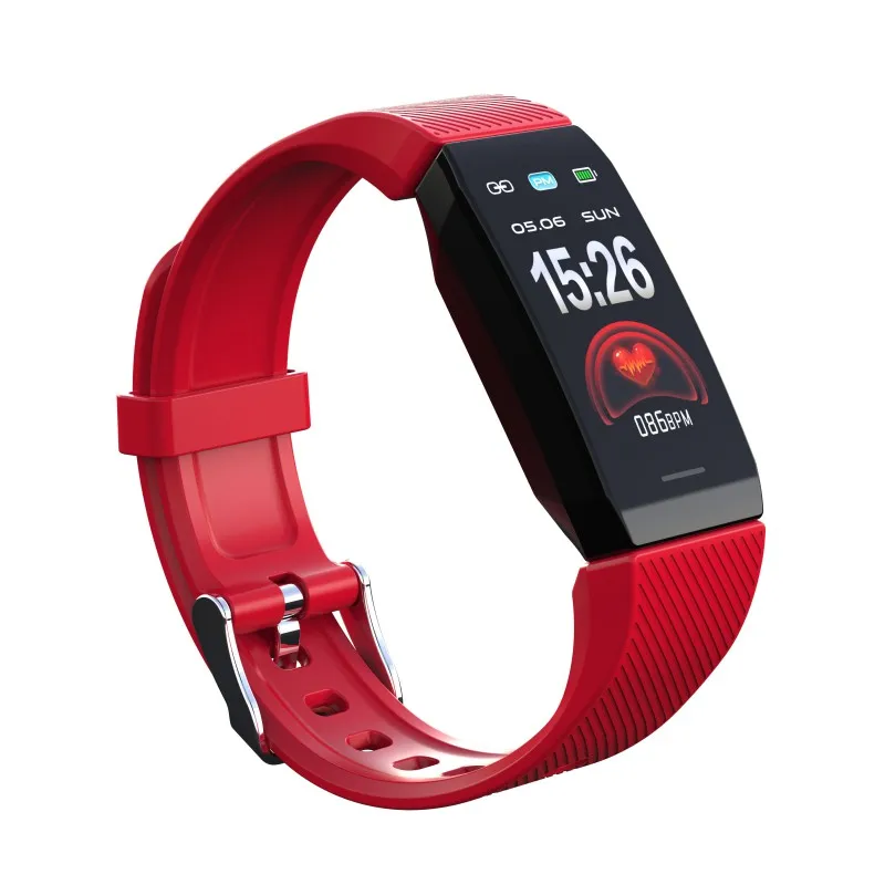 

Q1plus BT Smart Clock Band Color Screen Waterproof Sports Smart Bracelet Blood Pressure Heart Rate Monitor Smart Wristband Watch