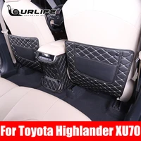anti kick mat pad car anti kick protector mats for toyota highlander kluger xu70 2020 2021 2022 accessories