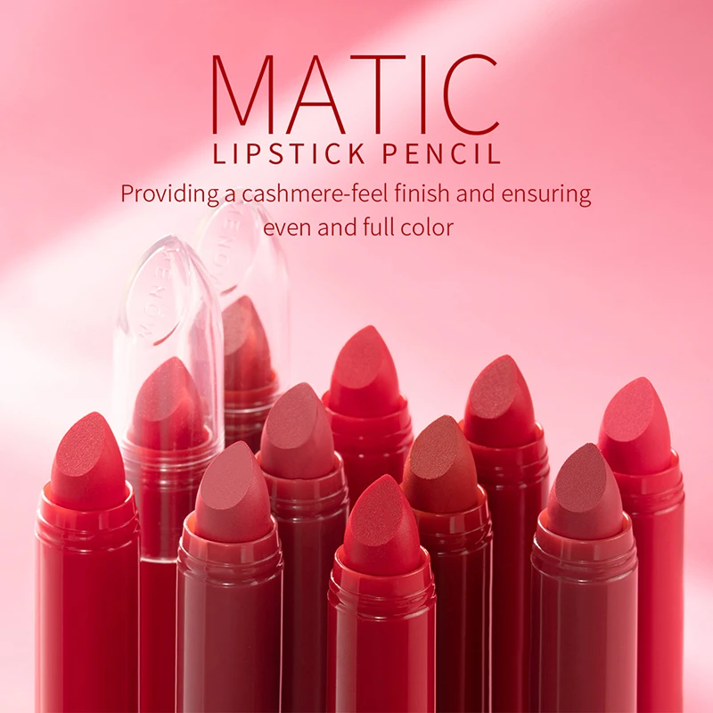 MENOW 6-color матовая тумана Kiss Proof вращающаяся губная помада ручка L549