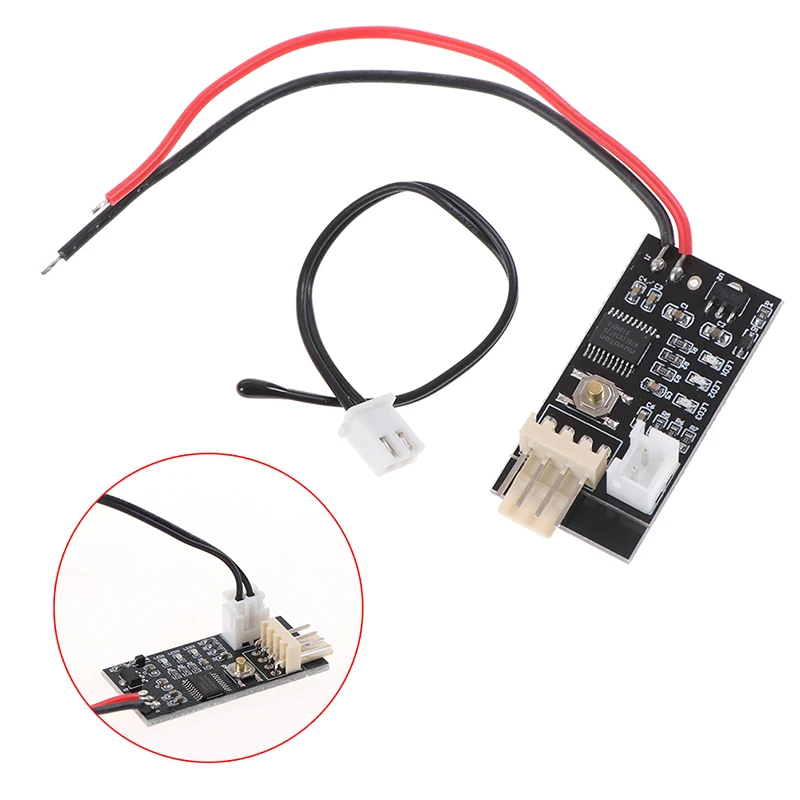 1 шт. VHM 802 12V PWM 4 проводной вентилятор Температура Скорость контроллер регулятор