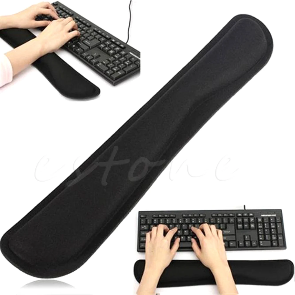 

Gel Comfort PC Keyboard Wrist Raised Hands Rest Support Comfort Pad Cushion W8ED