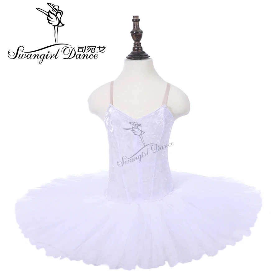 

White Swan Ballet Tutu Pancake Sleeping Beauty Performance Dance Stage Tutu Costumes Dress Dance Loetards For Girls PPL18044E