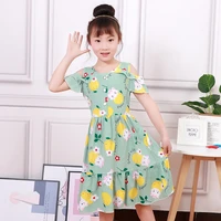 2021 new summer girls dress kids clothing fashion casual childrens clothes party floral princess dresses female elegant dress