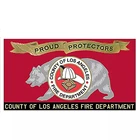 Бесплатная доставка, 90*150 см, 5*3 фута, пожарная станция округа Лос-Анджелес, флаг США для украшения